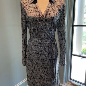 Brooks Brothers wrap dress
